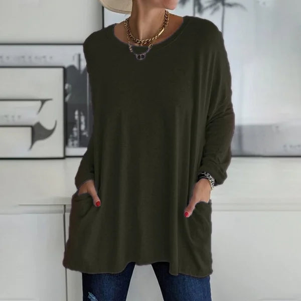Barbara | Relaxed Langermet Top