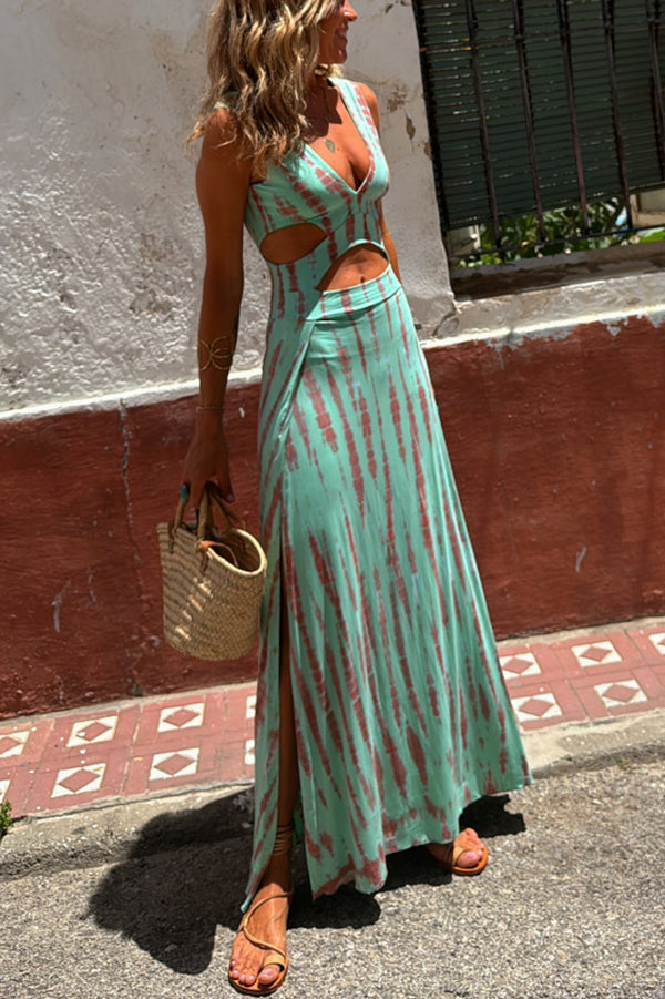 Bianca | Plunge Cut-Out-kjole