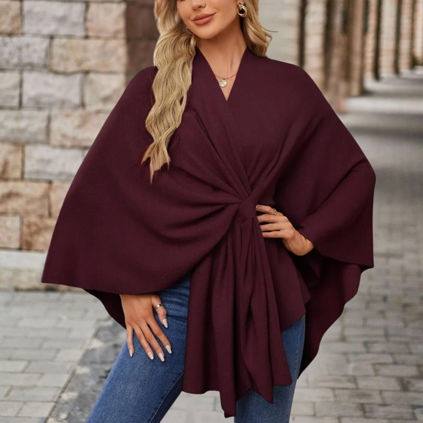 Ragna | Elegant poncho