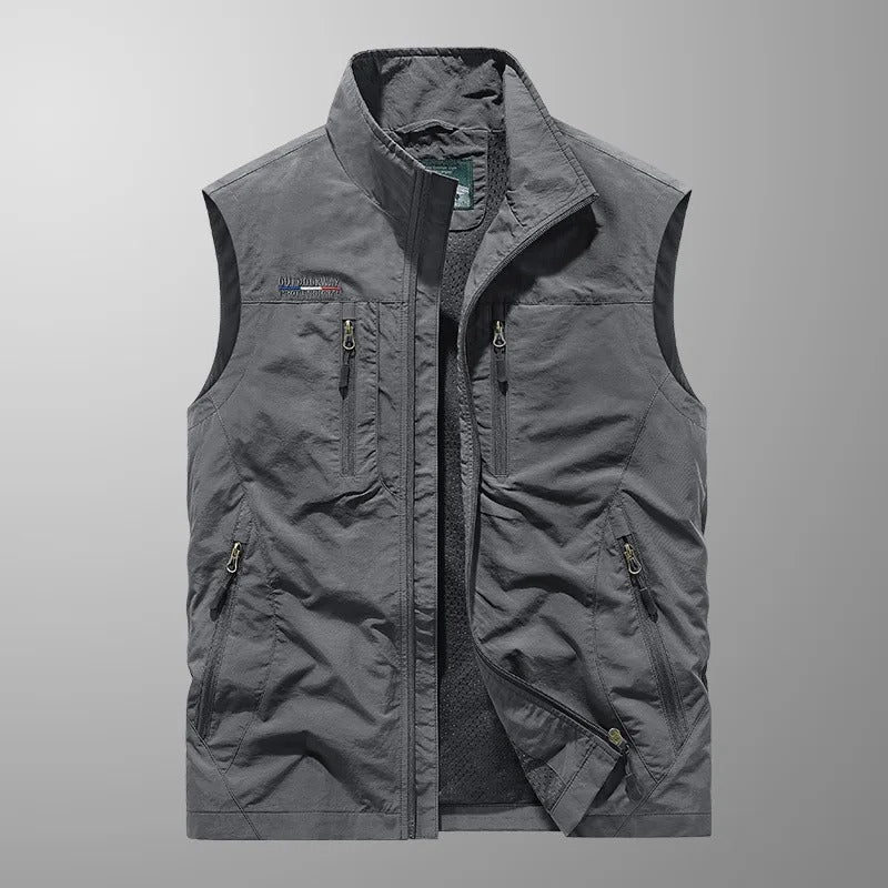 Erik | Pustbar cargo vest med flere lommer