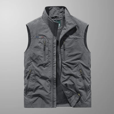 Erik | Pustbar cargo vest med flere lommer