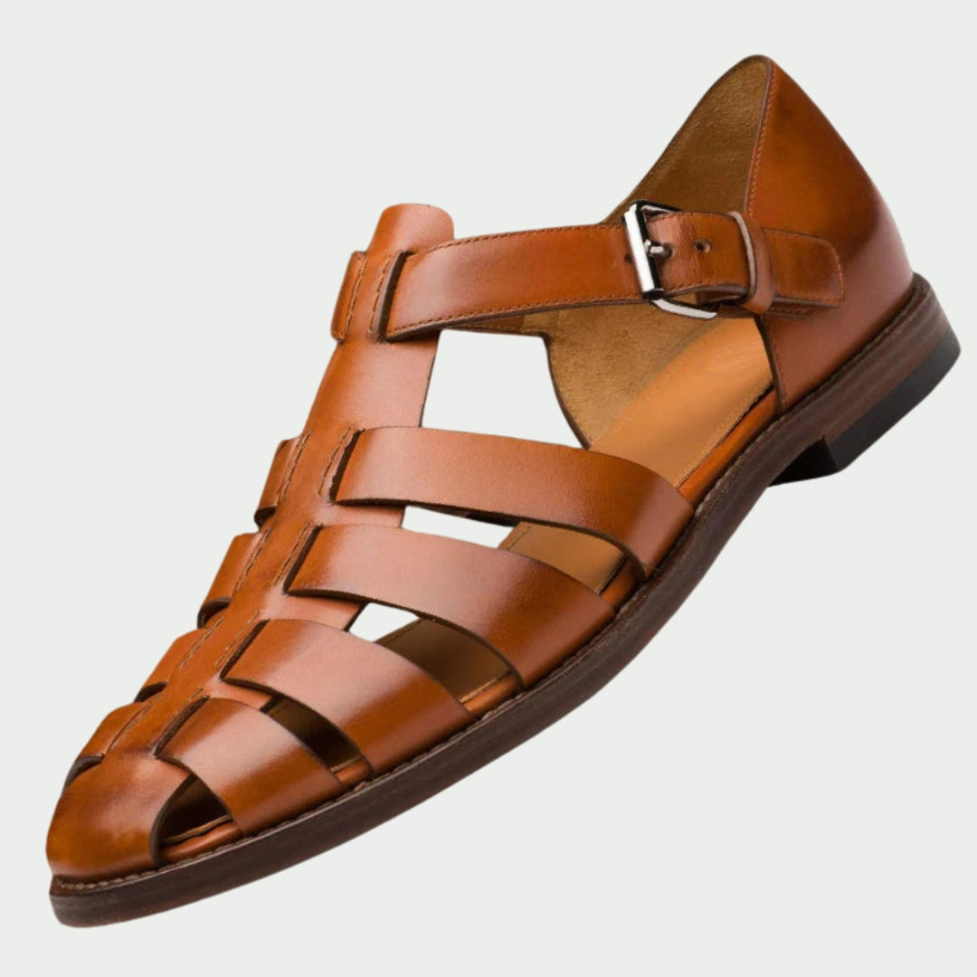 Viggo | Premium skinnsandaler for menn