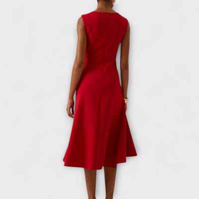 Thora | Asymmetrisk drapert midikjole