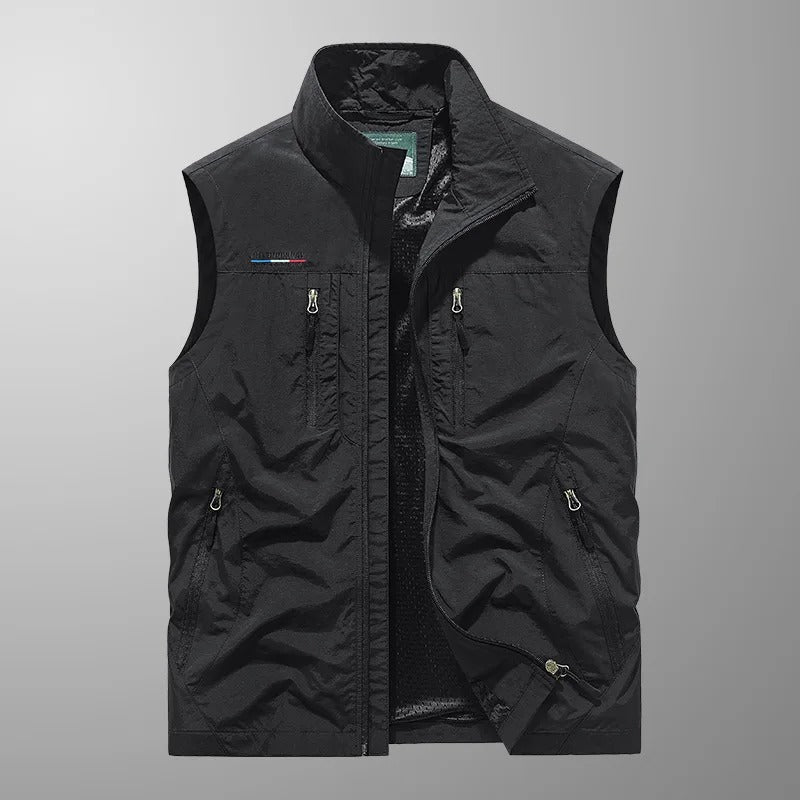 Erik | Pustbar cargo vest med flere lommer
