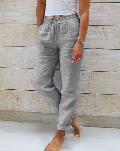 Livia | Luftige Leinenhose mit Stretch-Komfort
