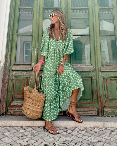 Runa | Maxi bavlněné boho šaty