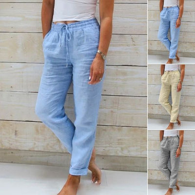 Livia | Luftige Leinenhose mit Stretch-Komfort