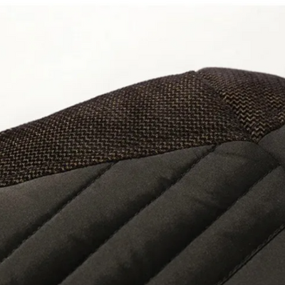Elegant vattert fleece vinterjakke