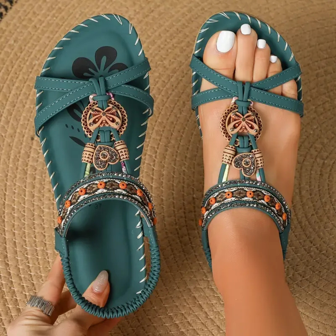 Claudia | Ortopediske sandaler i Ibiza-stil