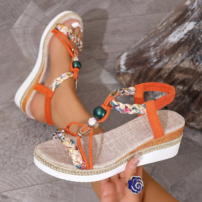 Rita | Komfortable sandaler med kilehæl