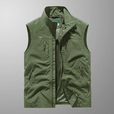 Erik | Pustbar cargo vest med flere lommer