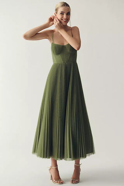 Olivia | Elegant plissert kjole
