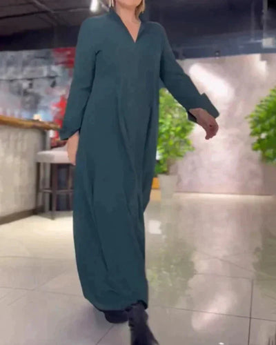 Trude | Elegant og komfortabel lang kjole