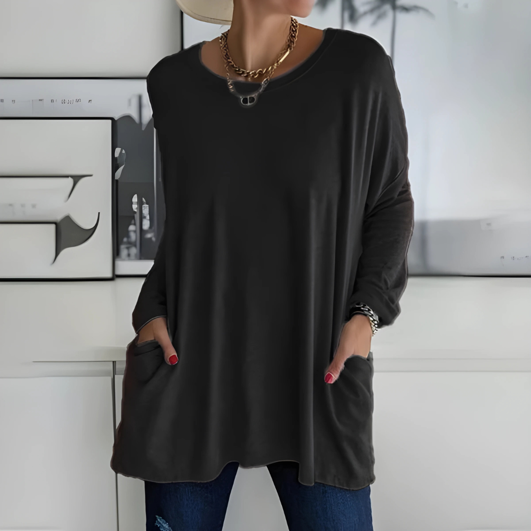Barbara | Relaxed Langermet Top