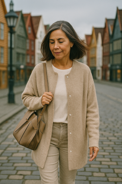 Delphine | Luksuriøs ullkofte