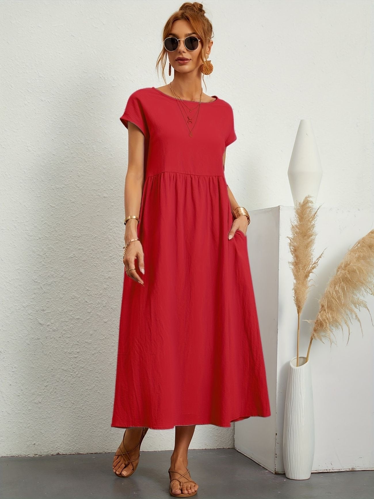Clara | Casual Midi-kjole
