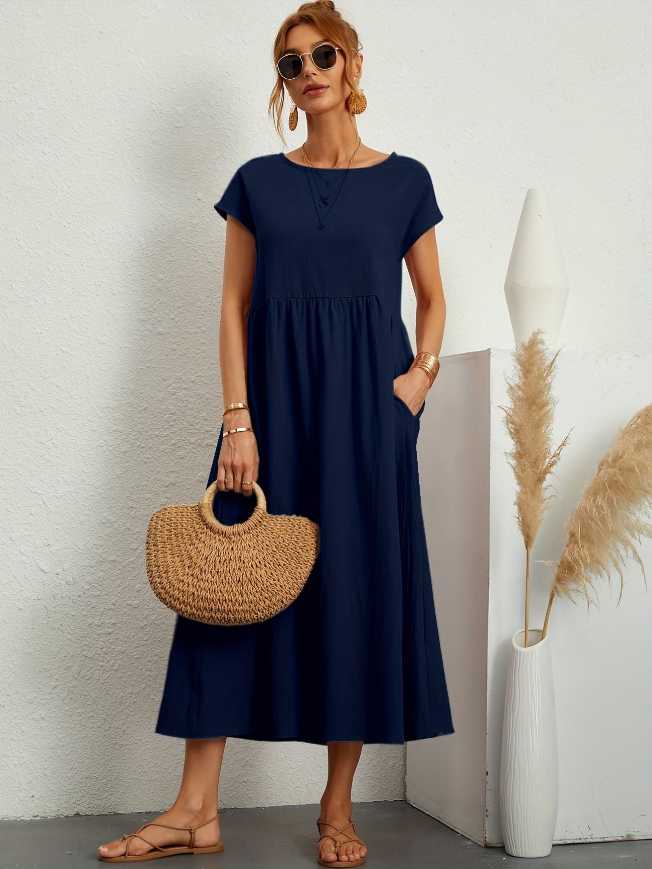 Clara | Casual Midi-kjole