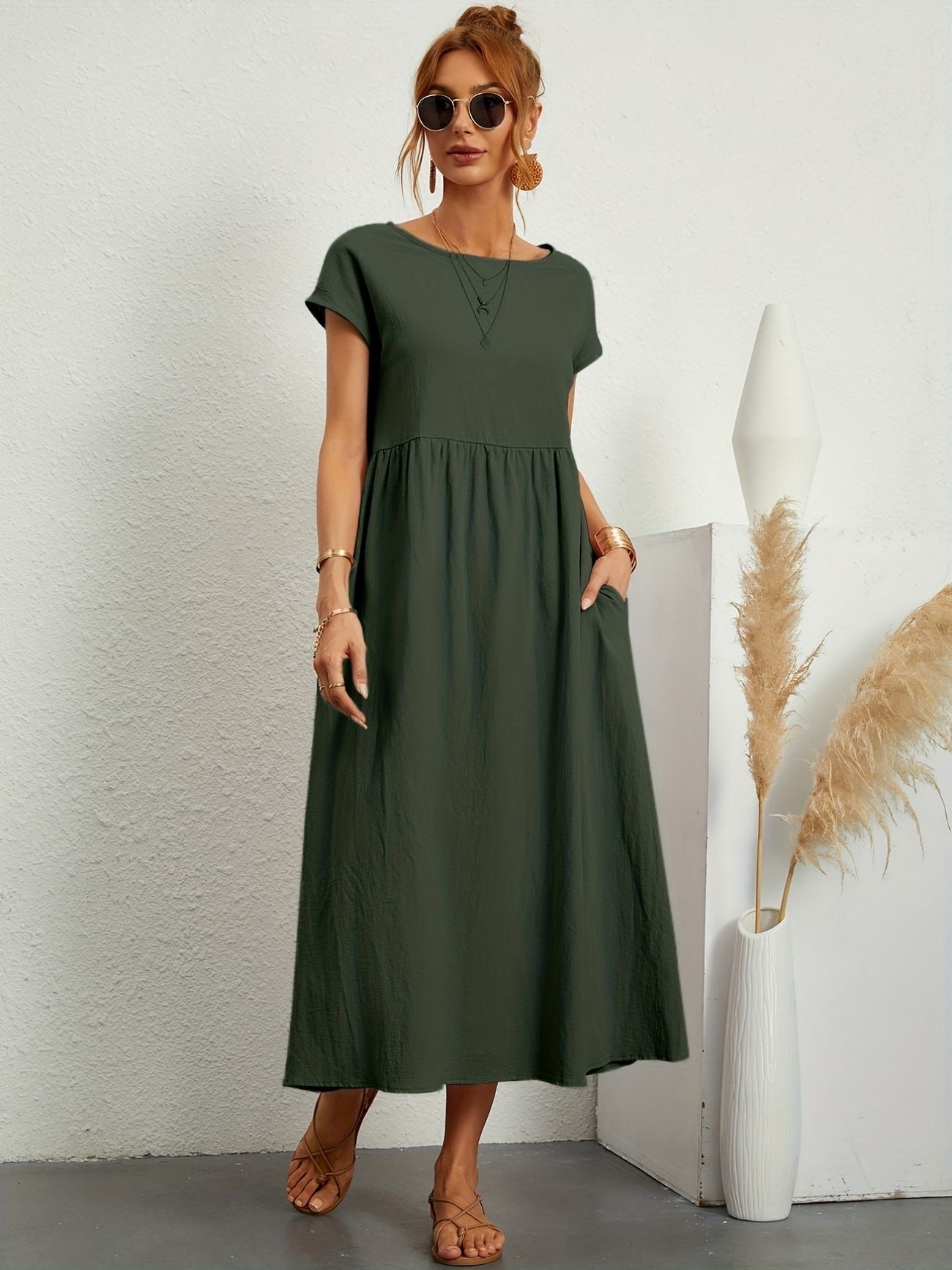 Clara | Casual Midi-kjole