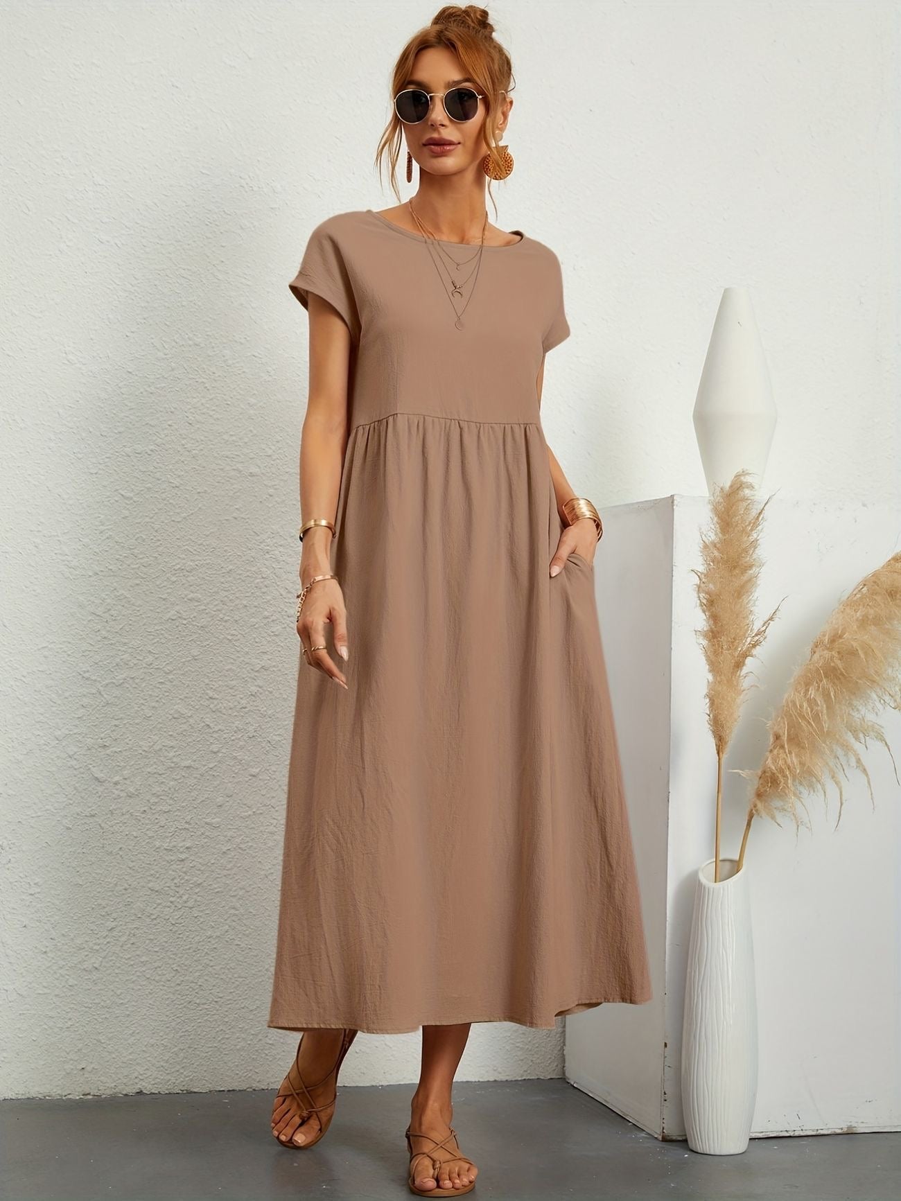 Clara | Casual Midi-kjole