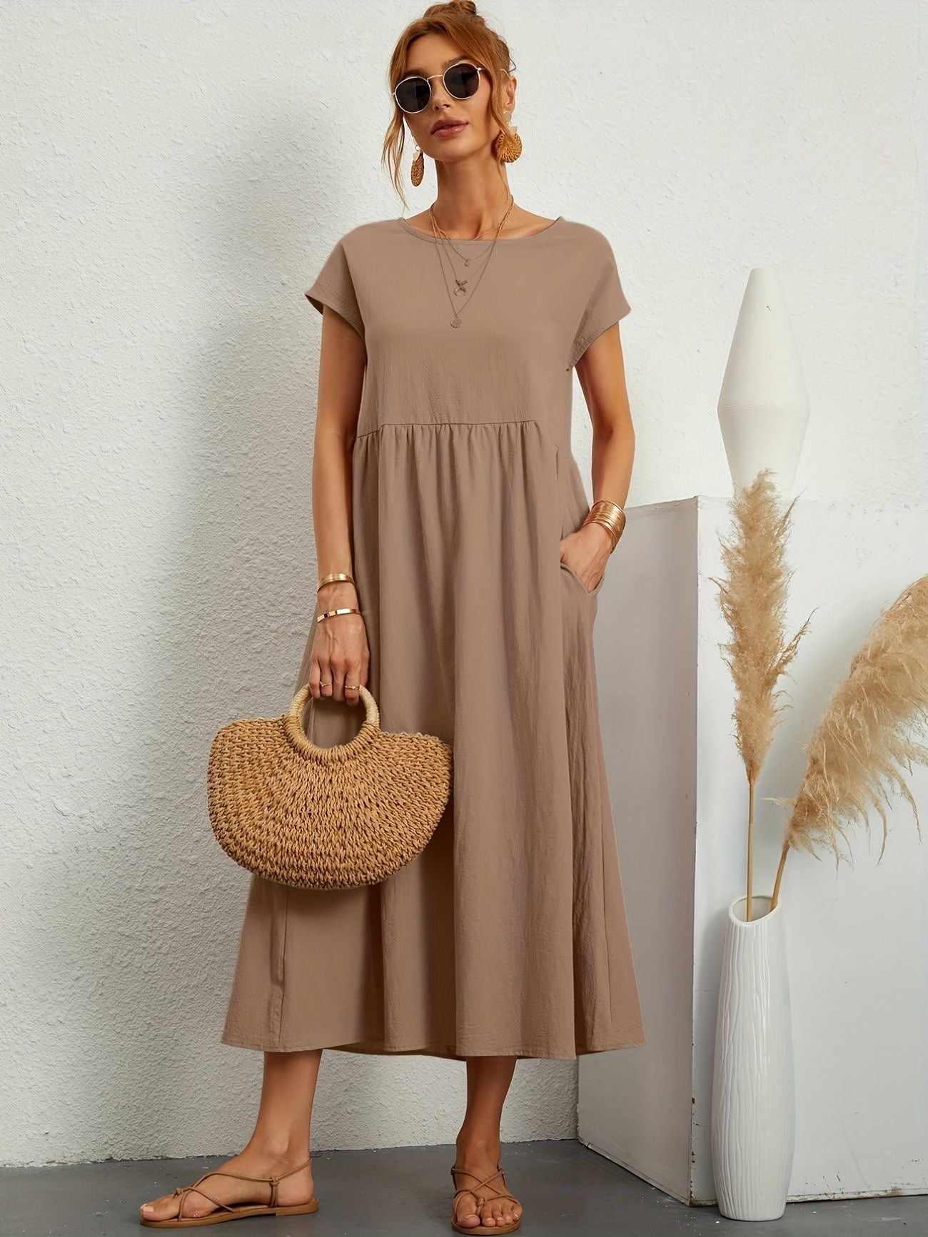 Clara | Casual Midi-kjole