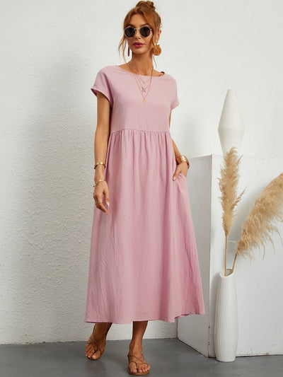 Clara | Casual Midi-kjole