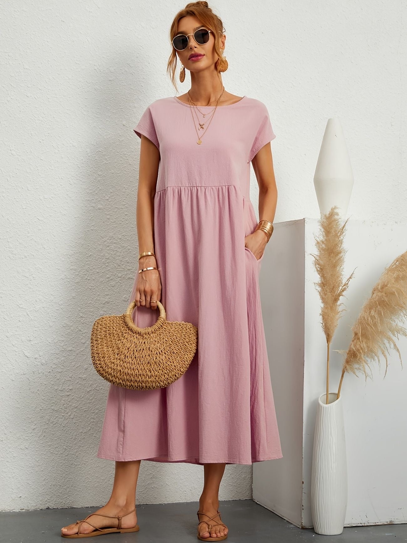 Clara | Casual Midi-kjole
