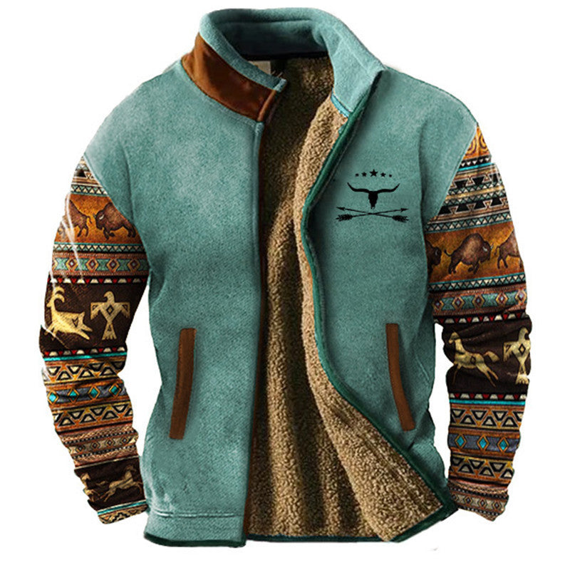 Miksel | Casual fleecejakke for menn