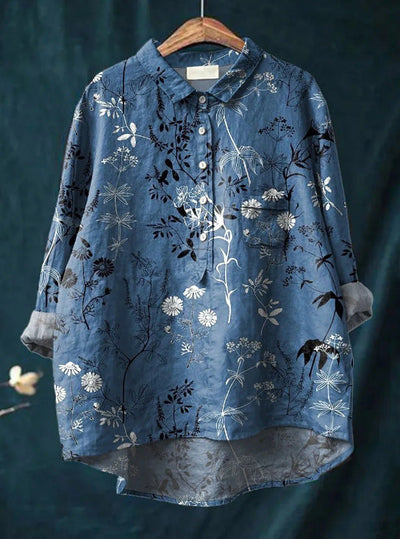 Antonie | Klassisk bluse med blomstermønster