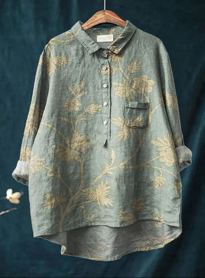 Antonie | Klassisk bluse med blomstermønster