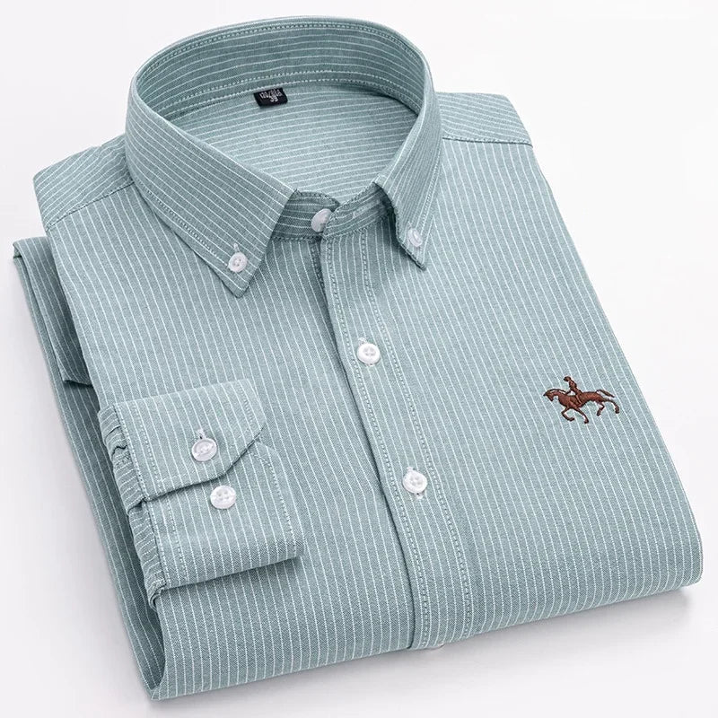 Arkin| Premium bomullsskjorte med broderi