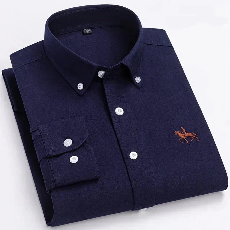 Arkin| Premium bomullsskjorte med broderi