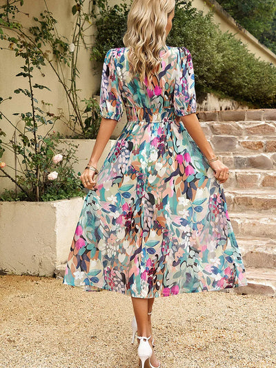 Emilie | Elegant sommerkjole med V-hals