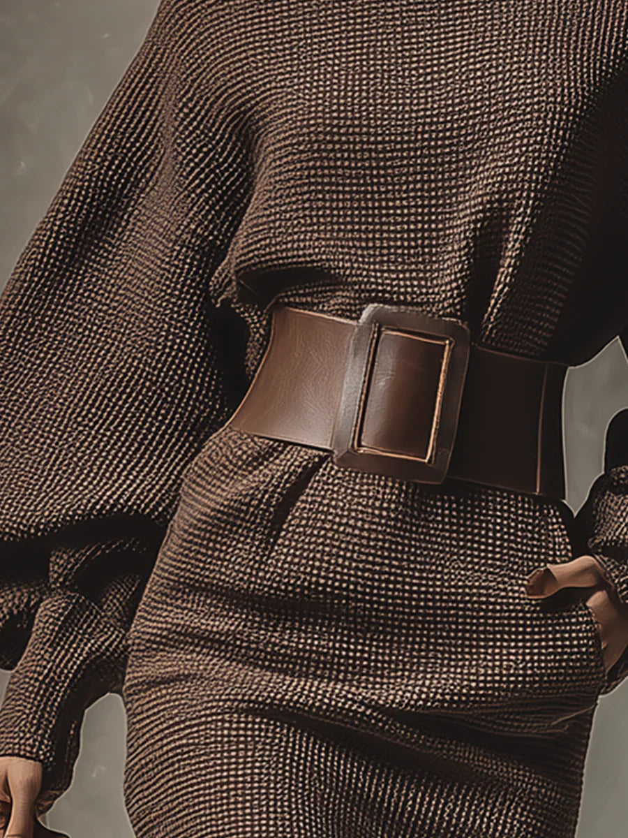 Gisella – Kort kjole med belte