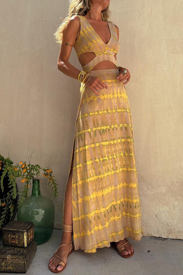 Bianca | Plunge Cut-Out-kjole
