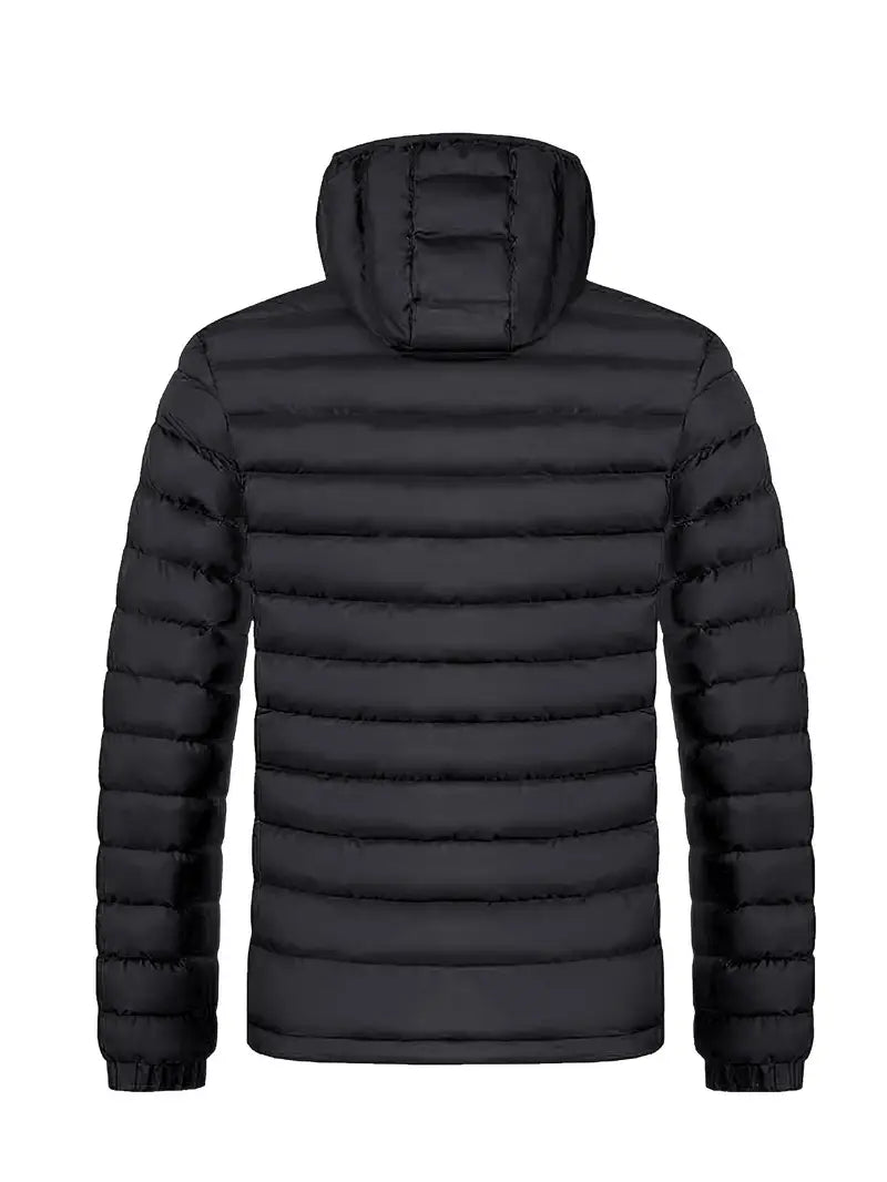Elegant jakke med hette