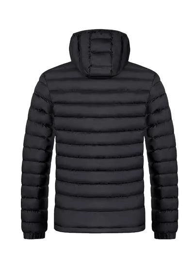 Elegant jakke med hette