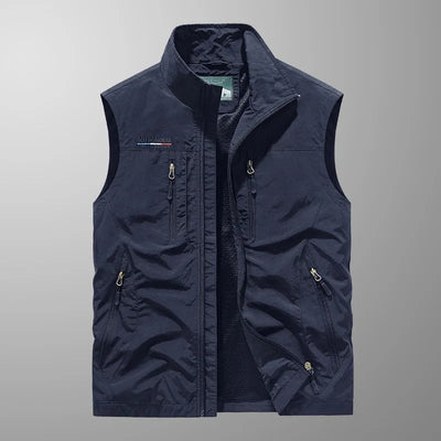 Erik | Pustbar cargo vest med flere lommer