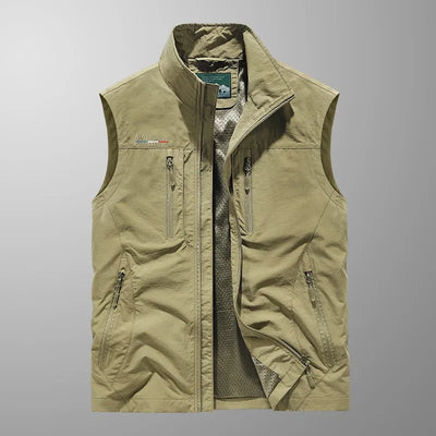 Erik | Pustbar cargo vest med flere lommer