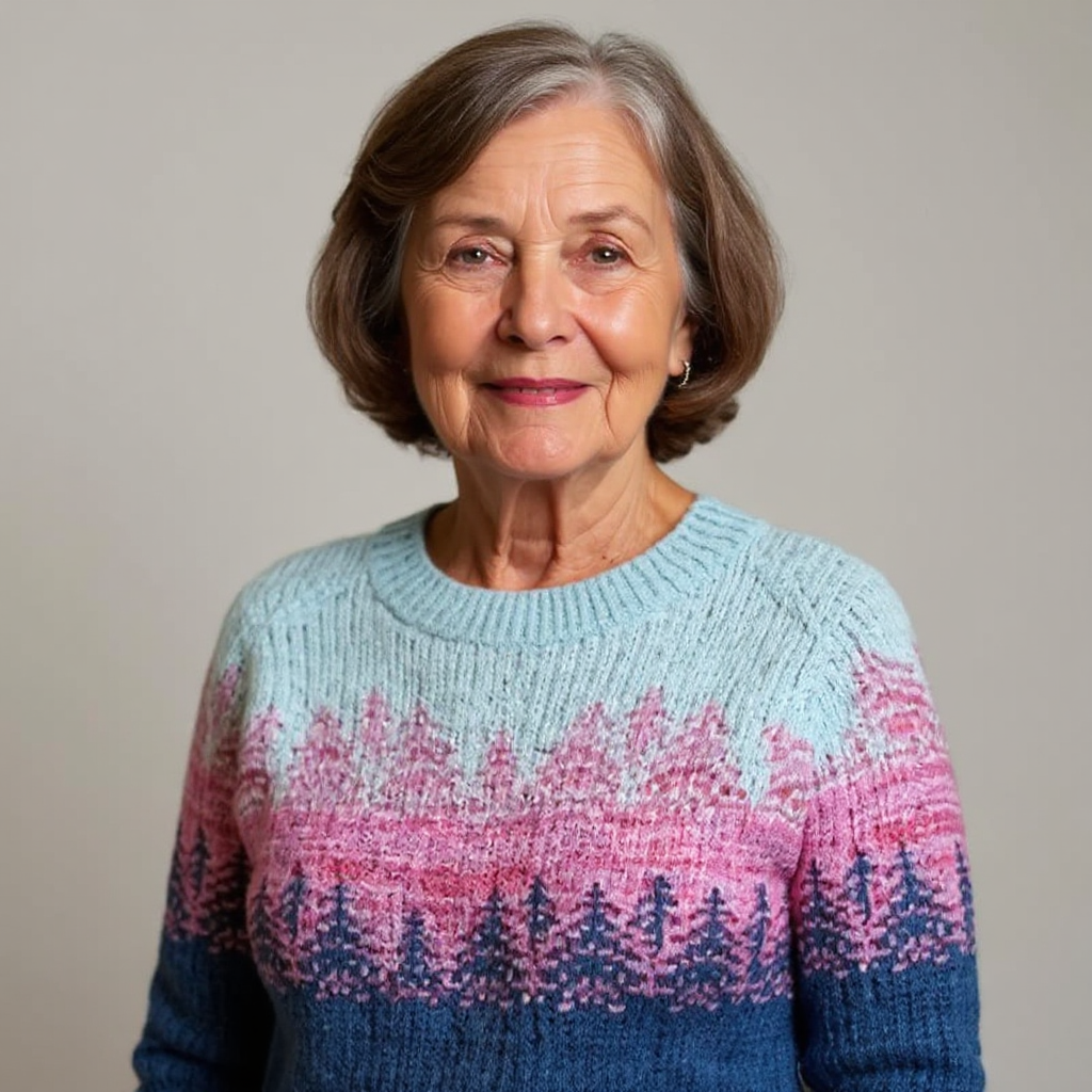 Cynthia | Vintage islandsk genser