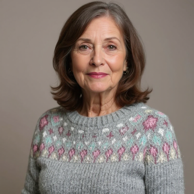 Julia | Vintage islandsk genser