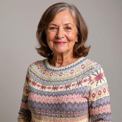 Keira | Vintage Islandsk Genser