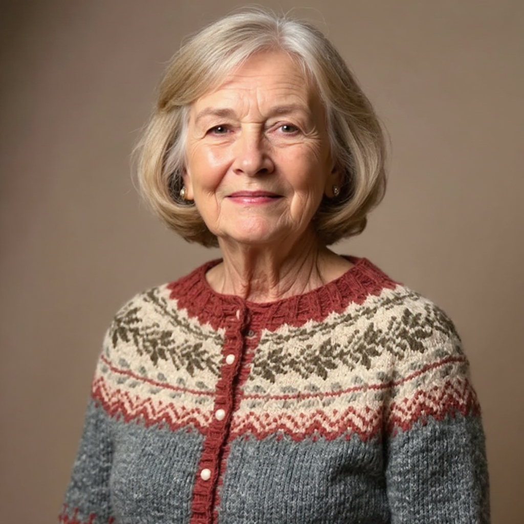 Jessica | Vintage Islandsk Cardigan