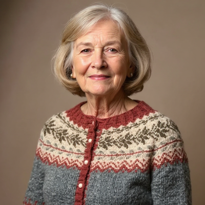 Jessica | Vintage Islandsk Cardigan