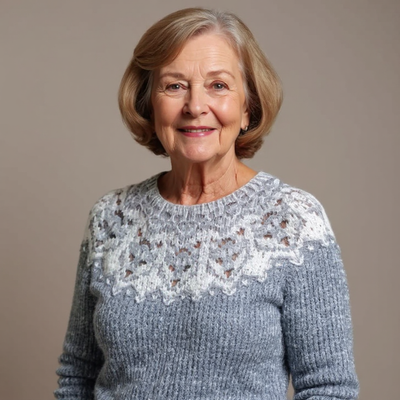 Jamie | Vintage islandsk genser