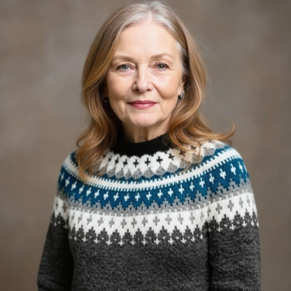 April | Vintage Islandsk Genser