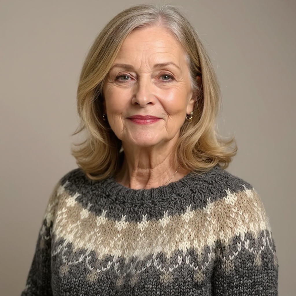 Angela | Vintage Islandsk Genser