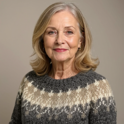 Angela | Vintage Islandsk Genser