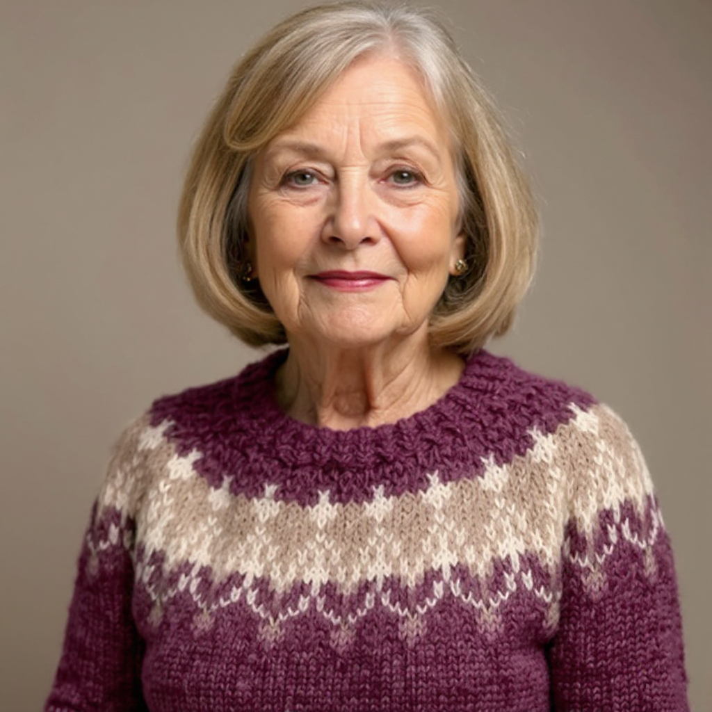 Angela | Vintage Islandsk Genser