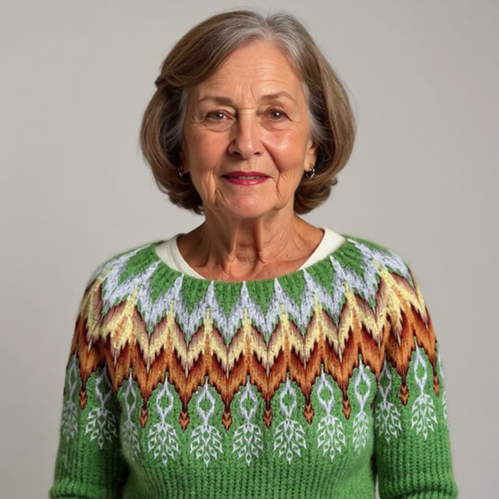 Emily | Vintage Islandsk Genser