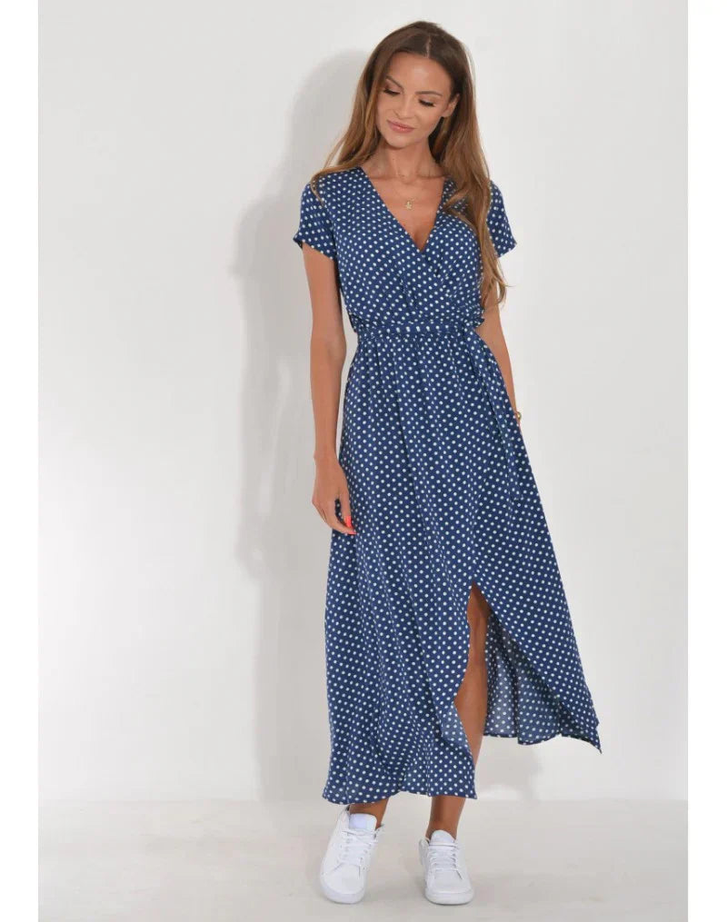 Sif | Elegant kjole med V-hals